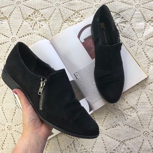 BC Born in California Black Slip on flat